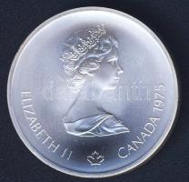 Kanada 1975. 10$ Ag "Montreali olimpia - indián női fej" T:1