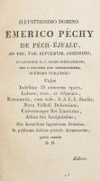 Péczely József: Pallas Debrecina, seu carmina metrica Latina et Hungarica, [...] Debrecini [Debrecen...