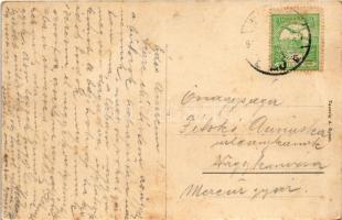 Budapest VII. Keleti pályaudvar, vasútállomás, Baross szobor és tér, villamosok, Arany Sas szálloda....