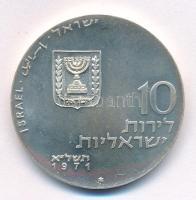 Izrael 1971. 10L Ag "Engedd menni az embereim" emlékérme T:UNC Israel 1971. 10 Lirot Ag "Let my peope go" commemorative coin C:UNC Krause KM#59.1