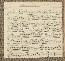 cca 1930 Hegedű, kotta kolligátum hegedű művekből Garay György (1909-1988) hegedűművész, tanár hagya...