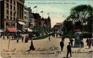 1913 Boston (Mass.), Tremont Street, South from West Street (EK)