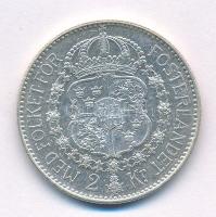 Svédország 1928G 2K Ag "V. Gusztáv" T:XF,VF Sweden 1928G 2 Kronor Ag "Gustaf V" ...