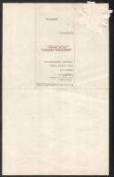 1941 Bp., Reményi-Schneller Lajos (1892-1946) pénzügyminiszter által aláírt kinevezés