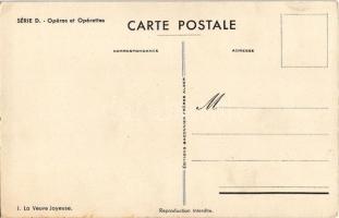 Série D. - Opéras et opérettes I. La Veuve Joyeuse / Algériai folklór, hastáncos / Algerian folklore...