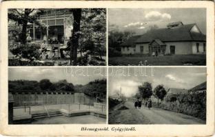 Hévmagyarád, Magyarád, Kúpele Madarovce, Malinovec; gyógyfürdő. Hajdu foto / spa (kopott sarkak / worn corners)