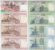 2003-2015. 200Ft - 1000Ft (8xklf) vegyes forint tétel, közte 2006. 500Ft "A forradalom 50. évfo...