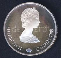 Kanada 1985. 20$ Ag "Téli olimpia-gyorskorcsolya" T:PP Eredeti exkluzív díszcsomagolásban,...