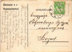 1914 Hajmáskér, észak-nyugati látkép (EK)