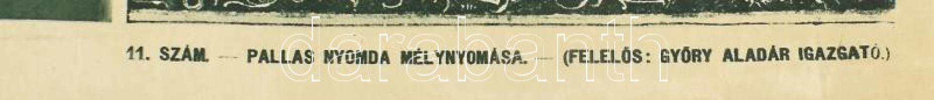 cca 1930-1940 "Magyarok! Olvassátok: Mert utaz jelöl, hitet, erőt merítesz belőle, magyar fajod...