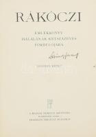 Rákóczi emlékkönyv halálának kétszázéves fordulójára. I-II. kötet. Szerk.: Lukinich Imre. Gróf Mikes...