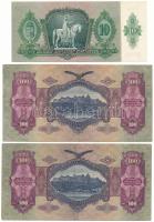 1930. 100P (2x) fehér "Magyar Éremgyűjtők Egyesülete címer / III. Numizmatikai 'Hirös Nap&...