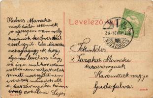 1907 Nagyszeben, Hermannstadt, Sibiu; Gyalogsági laktanya. No. 74. (W.L. ?) / Infanterie-Kaserne / K...
