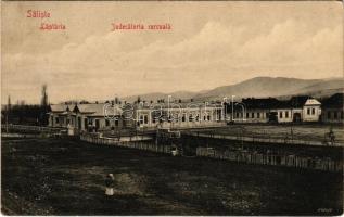 1907 Szelistye, Salistea Sibiului, Saliste; Judecatoria cercuala, Laptaria / Tejüzem, Járásbíróság. N. Tintea kiadása / district court, dairy farm (fl)