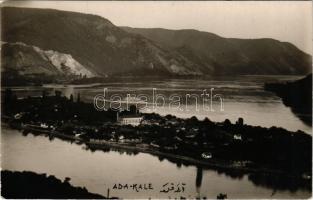 1934 Ada Kaleh, Török sziget Orsova alatt / Turkish island. Omer Feyzi photo