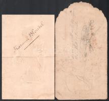 1893, 1900 Temesvár, Hotel Prince Royel - M. Witzenetz és Kahlia, Törökország, díszes litografált me...