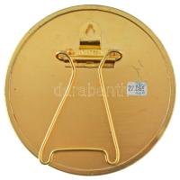 Szovjetunió ~1970-1980. "Lenin" bronz plakett hátlapon akasztóval támasztóval (102mm) T:1-...