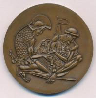 Kiss Nagy András (1930-1997) DN "Fodor József 1843-1901" kétoldalas bronz emlékérem (60mm)...