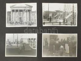 cca 1956-57 Fotóalbum a Képzőművészeti Főiskola tanáraival és diákjaival, többek közt Szőnyi István,...