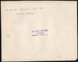 1919 A Krasznaja Recska, Rjecska, Krasnaia- Rjetschka (Vladivostok) hadifogolytáborról helyben készí...