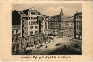 1926 Budapest V. Kutnewsky György szőrmeáru üzlete és reklám. Kristóf tér 6. (EK)