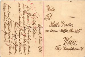 1926 Budapest V. Kutnewsky György szőrmeáru üzlete és reklám. Kristóf tér 6. (EK)