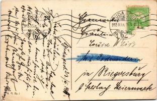 1915 Budapest V. Váci utca, Rothberger, Herzfeld, Guttmann Mór, Dorits M., Quentzer Testvérek üzlete...