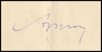 1907 Bp., gróf Apponyi Albert (1846-1933) nagybirtokos, politikus, belső titkos tanácsos, vallás- és...