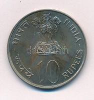 India 1975. 10R Cu-Ni FAO T:UNC,AU patina India 1975. 10 Rupees Cu-Ni FAO C:UNC,AU patina Krause KM#191