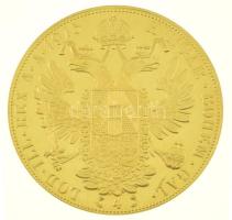 Ausztria 1915. 4D Au "Ferenc József" utánveret (13,96g/0.986) T:AU (PP) felületi karc / Au...