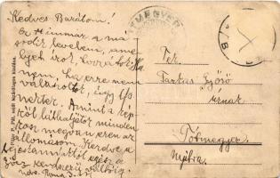 Üllő, vasútállomás télen. Piller P. Pál kiadása (ázott / wet damage)