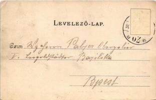 1900 Budapest XIV. Zugló, Schwendtner János vendéglője, étterem kertje (EK)