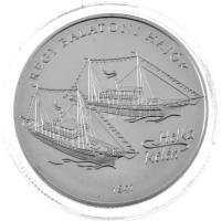 1997. 2000Ft Ag "Régi balatoni hajók / Helka és Kelén" kapszulában, tanúsítvánnyal, díszto...