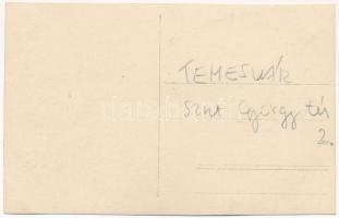 Temesvár, Timisoara; Belváros, Ambrus étterem a Szent György téren, terasz / restaurant. photo