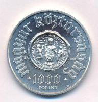 1995. 1000Ft Ag "Pannonhalma 996-1996" kapszulában T:BU Adamo EM140