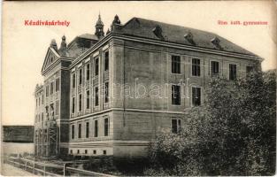 1911 Kézdivásárhely, Targu Secuiesc; Római katolikus gimnázium. Turóczy László kiadása / Catholic grammar school (EB)