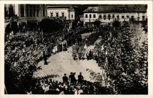 1940 Nagybánya, Baia Mare; bevonulás / entry of the Hungarian troops