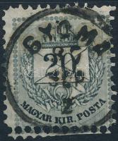 1881 20kr kettős fogazással / double perforation