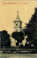 Marosújvár, Uioara, Ocna Mures; Református templom. W.L. 1601. / Calvinist church (EB)