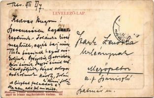 1911 Petrozsény, Petrosani; látkép a Páring hegycsúccsal. W.L. Bp. 5370. Muntyán Tivadar kiadása / g...