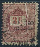 1888 3Ft papírránccal / paper crease