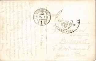 1940 Máramarossziget, Sighetu Marmatiei; bevonulás, katonai mentőautó / entry of the Hungarian troop...