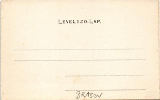 Brassó, Kronstadt, Brasov; Marktplatz mit weissem Thurm / Fő tér, Fehér-torony, piac, Heinrich Tisch...