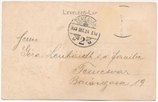 1903 Billéd, Biled; Essig Essenz Fabrik Ignátz Tenner / Ecet esszencia gyár üzlete, belső / shop and...