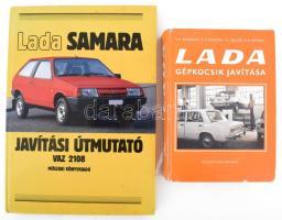 Lada Samara javítási útmutató VAZ-2108. Bp., 1991., Műszaki. Kiadói kartonált papírkötés. + V. A. Versigora - A. P. Ignatov - V. I. Zelcer - K. B. Pjátkov: Lada gépkocsik javítása. Bp., 1980., Műszaki. Kiadói kartonált papírkötés, kopott borítóval, kissé sérült gerinccel.