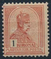 1900 Turul 1K 11 1/2 fogazással (60.000) / Mi 67 B