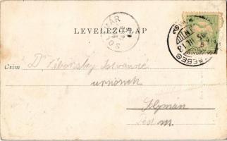 1905 Gyalár, Ghelari; hegyi sikló alsó rész, iparvasút, csillék. Spörl Gusztáv kiadása / funicular, ...