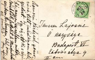 1912 Móricföld, Móriczföld, Moritzfeld, Moritfeld, Maureni; utca / street. photo (kis szakadás / sma...