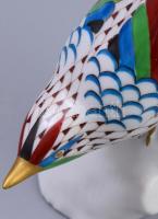 Hollóházi garden mintás madár. Jelzett, m: 12,5 cm