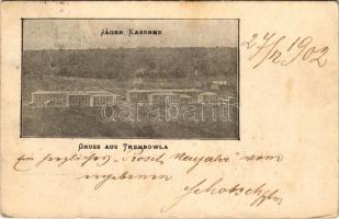 1902 Terebovlia, Terebovlya, Trembowla; Jäger Kaserne / military barracks (EK)